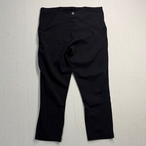lululemon athletica Midnight Black Cropped Leggings